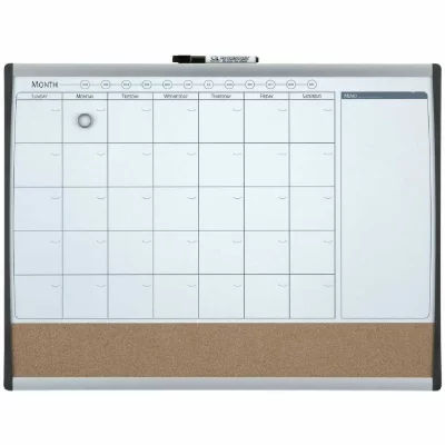 NOBO  tableau organisateur mensuel magn&eacute;tique 58,5x43 cm 431890
