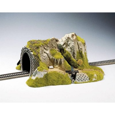 NOCH  - 02200 - Mod&eacute;lisme Ferroviaire - Tunnel Droit - 1 Voie - 34 X 27 X 16 Cm
