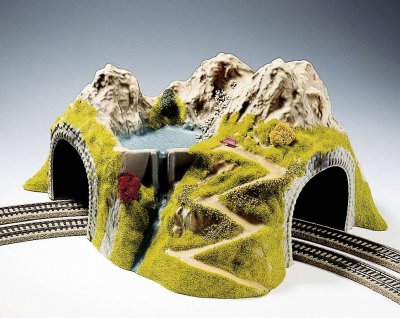 NOCH  - 05180 - Mod&eacute;lisme Ferroviaire - Tunnel De Coin, 2 Voies - 43 X 41 X 23 Cm
