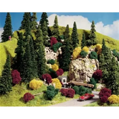 NOCH  - 08620 - Mod&eacute;lisme Ferroviaire - Outil - Mousse D'automne - Assorti - 75 G-