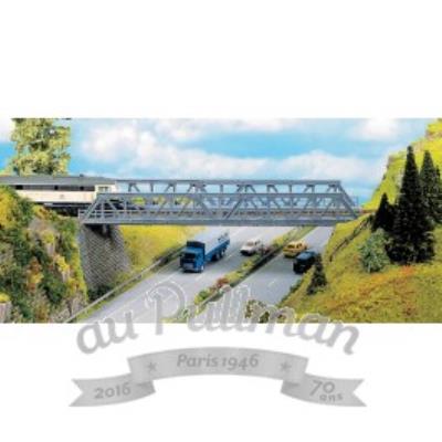 NOCH  - 21310 - Mod&eacute;lisme Ferroviaire - B&acirc;timent - Pont A Assembler - 36 X 65 X 55 Cm