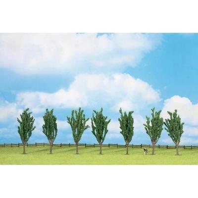 GENERIQUE Noch - 25098 - Mod&eacute;lisme Ferroviaire - Arbres - Peupliers - 7 Pi&egrave;ces