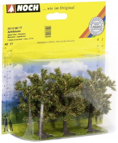 NOCH  25113 Assortiment darbres pommier 80 mm 3 pc(s)