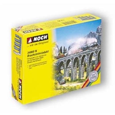 NOCH  - 34860 - mod&eacute;lisme ferroviaire - viaduc de moellon - 19,8 x 2,6 x 13,6 cm