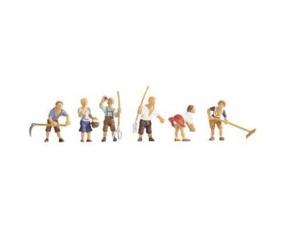 NOCH  6 Figurines dagriculteurs de Montagne 15618 H0