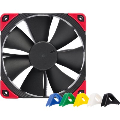 NOCTUA  chromax NF-F12 PWM - Ventilateur ch&acirc;ssis - 120 mm - noir