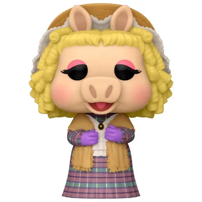 FUNKO No&euml;l Chez Les Muppets - Figurine Pop! Miss Piggy 9 Cm