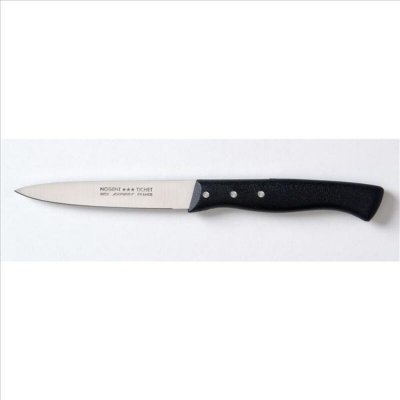 MANUTAN Nogent xxx 02100K Couteau Office 9CM AFFIDENTE, Acier Inoxydable, Noir