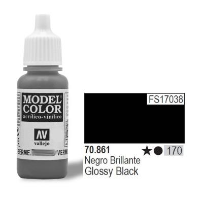 GENERIQUE Noir Brillant 170 / 861 Pot De Peinture Acrylique 17ml - Prince August