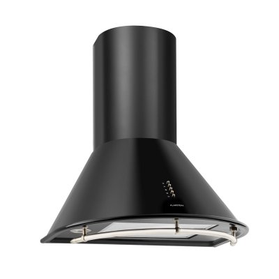 KLARSTEIN Noir Hotte aspirante r&eacute;tro noir acier 60cm 430 m&sup3;/h