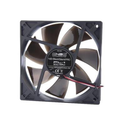 BLACKNOISE Noiseblocker BlackSilentPRO PL-1 - Ventilateur ch&acirc;ssis - 120 mm - noir