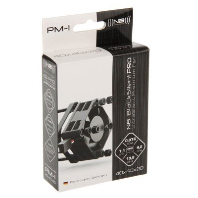 NOISEBLOCKER  BlackSilentPRO PM-1 - Ventilateur ch&acirc;ssis - 40 mm