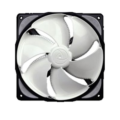 NOISEBLOCKER  NB-eLoop B12-3 - Ventilateur ch&acirc;ssis - 120 mm - gris, noir, blanc
