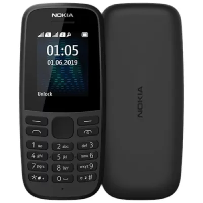 NOKIA  105-2019 all carriers Dual Sim Black (TA-1174)