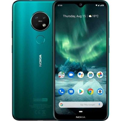 NOKIA  7.2 - Smartphone 64GB, 4GB RAM, Dual Sim, Cyan Green