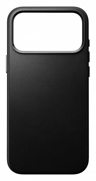 NOMAD  Coque arri&egrave;re Traditional Leather avec MagSafe pour Apple iPhone 18 Pro Max - Black