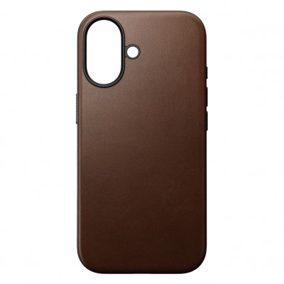 NOMAD  Coque pour iPhone 17 MagSafe en Cuir Premium Antichocs Marron