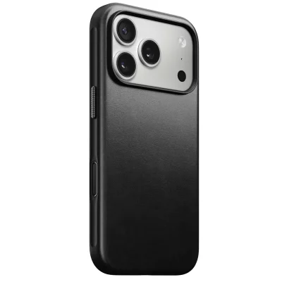 NOMAD  Coque pour iPhone 17 Pro MagSafe en Cuir Horween Antichocs Noir