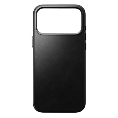 NOMAD  Coque pour iPhone 17 Pro Max MagSafe en Cuir Horween Traditional Antichocs Noir