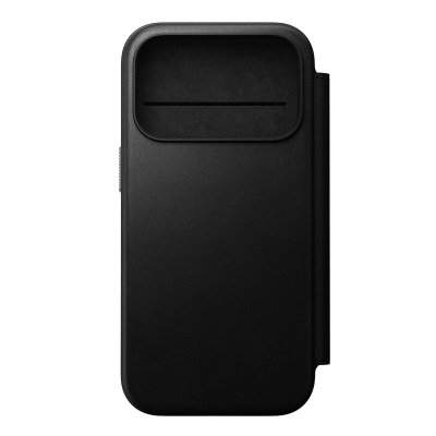 NOMAD  &Eacute;tui Portefeuille pour iPhone 17 Pro MagSafe en Cuir S&eacute;rie Modern Noir