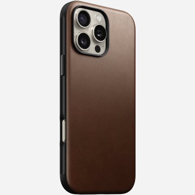 NOMAD  Modern Leather Case iPhone 16 Pro Max Brown 