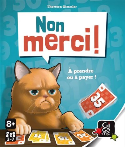 GIGAMIC Non merci! - Jeu de cartes - Edition 2024 - 