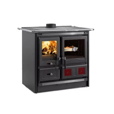 LA NORDICA NORDICA Cuisini&egrave;re &agrave; bois sa ROSAL.16ACIER