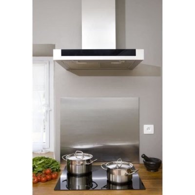 Nordlinger Fond de hotte, Largeur 60cm, Hauteur 70cm, Finition INOX