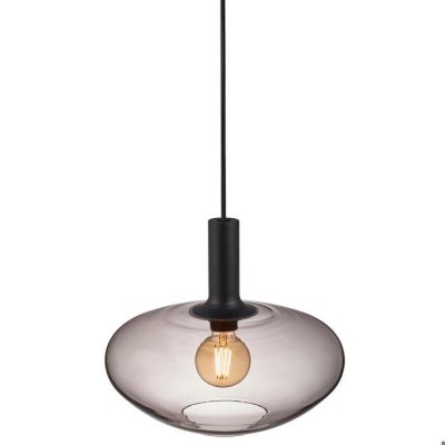 NORDLUX  - Suspension Alton Fum&eacute; Noir &Oslash;35cm E27