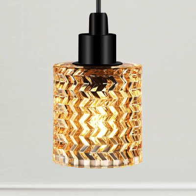 NORDLUX  Suspension Hollywood avec abat-jour verre, ambre