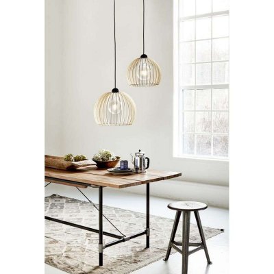 NORDLUX  Suspension luminaire Chino 30 E27 Brun - Bois | Max. 60W