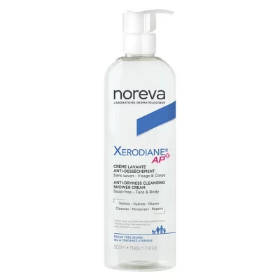 NOREVA  Laboratoires Xerodiane Plus Cr&egrave;me lavante Visage et Corps