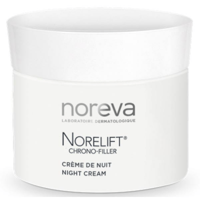 NOREVA  Norelift Chrono-Filler Cr&egrave;me de Nuit Anti-Rides Tenseur 50 ml