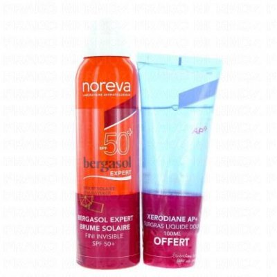 NOREVA  Pack Bergasol Expert SPF50+ Mist + Xerodiane AP+