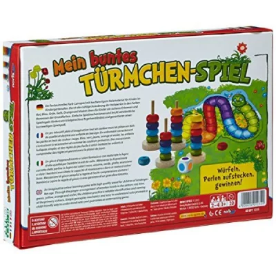 GENERIQUE Noris - 606011235 - Jeu &eacute;ducatif - Mon tourelles jeu color&eacute;