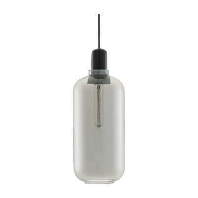 NORMANN COPENHAGEN  - Amp Pendentif grand feu, fum&eacute; / noir