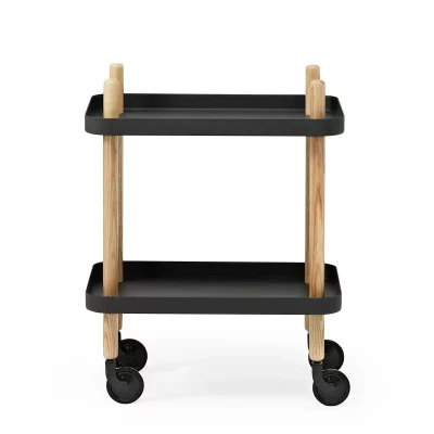 Normann Copenhagen Chariot de service Block Table - noir