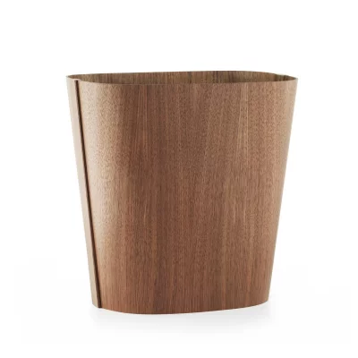 NORMANN COPENHAGEN  - Corbeille &agrave; papier Tales of Wood, noyer