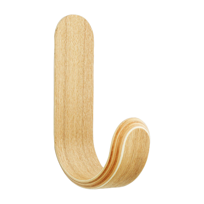 NORMANN COPENHAGEN  Curve Pat&egrave;re en bois Naturel 17,7 x 5,3 x 10 cm
