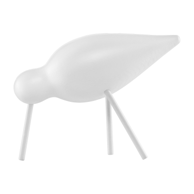 Normann Copenhagen Figurine Shorebird - M - blanc/blanc
