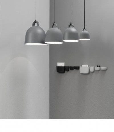 NORMANN COPENHAGEN  Suspension Bell - gris - &Oslash; 42 cm