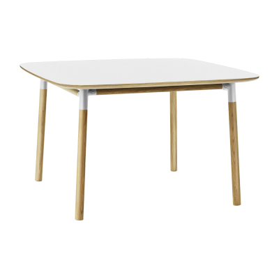 Normann Copenhagen table de Form de ch&ecirc;ne blanc