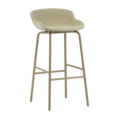 Normann Copenhagen Tabouret de bar rembourr&eacute; Hyg 75cm - sable