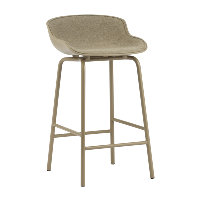 Normann Copenhagen Tabouret Hyg 65cm rembourr&eacute; &agrave; l'avant - sable
