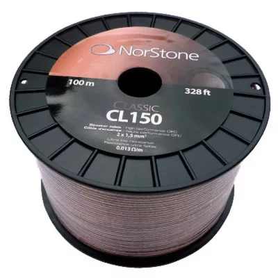 NORSTONE  cl150 - cable audio en cuivre 100 m transparente