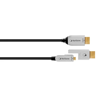 NORSTONE  Jura HDMI-Optic - C&acirc;ble HDMI avec Fibre Optique de 15 m