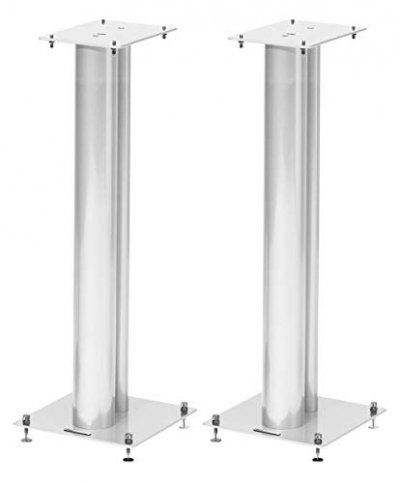 NORSTONE  Stylum 3 Blanc Laqu&eacute; - Paire de Pieds d'Enceintes de 80cm