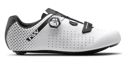NORTHWAVE  Chaussures Route Core Plus 2, Sport Mixte, Noir Blanc, 43 EU
