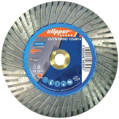 NORTON  Clipper 70184641172 Cut'N Grind Outil combin&eacute; 125 mm Gris/Argent