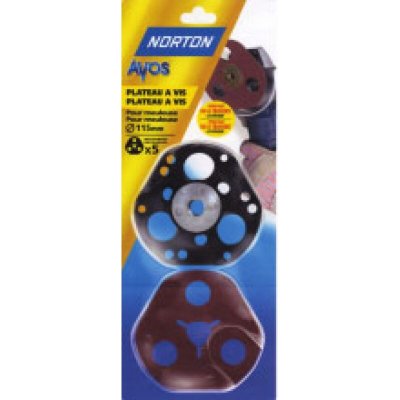 NORTON  Lot de 3 Disques fibre Avos corindon Diam&egrave;tre 115 Grain 120